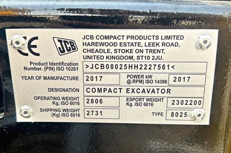 OmecoHub - Immagine JCB 8025ZTS